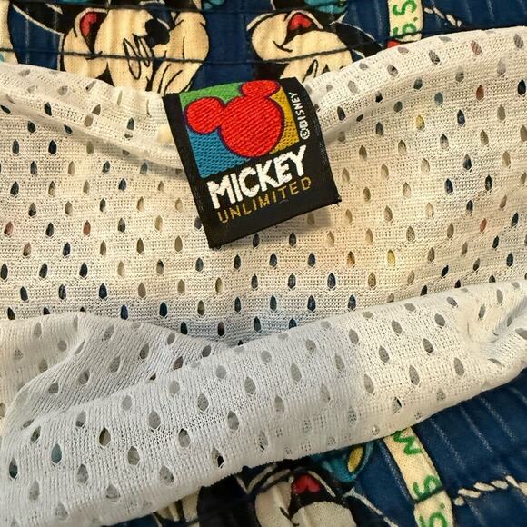 Vintage 90s SS Mickey Swim Trunks - Picture 3 of 3